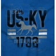 thumbnail image 2 of Kentucky KY Distressed Vintage Horse Men's Graphic T Shirt Tees Brisco Brands X, 2 of 6