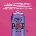 thumbnail image 6 of Culture Pop Soda Sparkling Probiotic Drink, Grape, 12 Pack, 12 Fl Oz Cans, 6 of 9