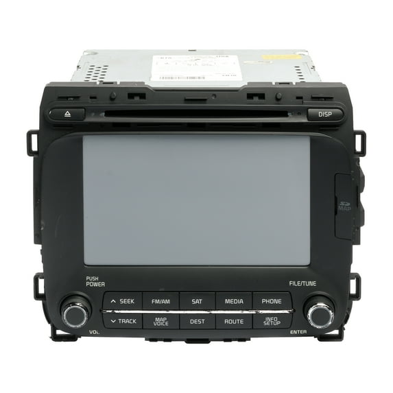 Restored 2014-2016 Kia Forte AM FM Radio Navigation Single Disc CD Player 96560-A7105WK (Refurbished)