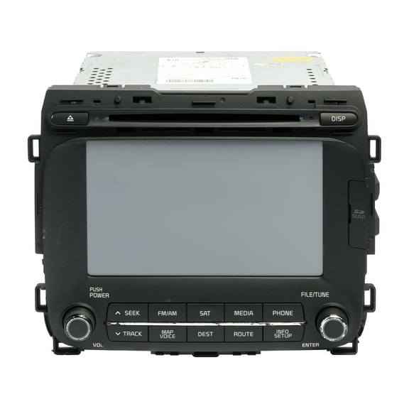 Restored 2014-2016 Kia Forte AM FM Radio Navigation Single Disc CD Player 96560-A7105WK (Refurbished)