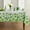 Wood, variant on St. Patricks Day Tablecloth 60×84 Inch Oval, Watercolor Shamrock Washable Seasonal Table Cover for Party Picnic Dinner Decor