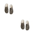 thumbnail image 1 of Minnieouse Pantuflas de lona cómodas para mujer de 2 piezas con parte inferior antideslizante, zuecos y mulas de tela y cómoda para mujer Type2 NO2, 1 of 6