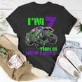 thumbnail image 5 of Monster Trucks Are My Jam 7Th Birthday Boy 7 Years Old Unisex TShirt, 5 of 6