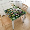 thumbnail image 2 of Rectangle Tablecloth Succulents Table Cloth Picnic Table Cover Vinyl Fabric Holiday Tablecloths for Kitchen Outdoor Camping Desk Cover Party Decor, 2 of 7