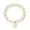 E, variant on Initial Pearl Bracelet Flower Girl Bracelet Proposal For Girls Dainty Gold Pearl Bracelets With Letter A Z Personalized Name Jewelry Birthday Christmas Wedding For Her