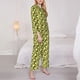 thumbnail image 3 of Balery Avocado Conjunto de Pijama con Estampado para Mujer, Conjunto de Dos Piezas con Manga Larga, Ropa de Dormir Suave con Bolsillos, Pijamas Cómodos-Small, 3 of 7