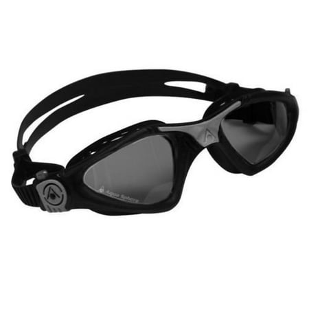 Aqua Sphere Kayenne Smoke Lens Swim Goggles, Black/Silver