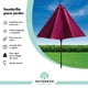 thumbnail image 2 of Sombrilla Para Exterior Jardin Playa 2.7mts Acero Reforzada rojo Sky Green HJSB25140001, 2 of 8