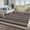 5*7ft-Black and White, variant on Woven Outdoor Rug for Patio 5x7 Bedroom Rugs Washable Rugs for Living Room Modern Striped Area Rug for Dining Room Black and Brown Rug