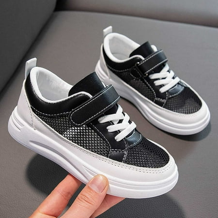 

eczipvz Toddler Shoes Spring and Summer New Mesh Breathable Non Slip Children s Casual Sports Shoes Little Girl Shoe (White 12 Little Child)