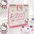 thumbnail image 2 of Calendario de escritorio de dibujos animados creativos de Hello Kitty para niños, lindo Calendario de melodía de anime, Bloc de notas de escritorio para niños, suministros escolares de oficina, 2023, 2 of 3