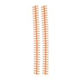 thumbnail image 5 of 10 Pcs Loose Leaf Binding Spine 30 Hole Cuttable Wear Resistant PP Plastic 10mm Binding Comb for Student Office Orange, 5 of 5
