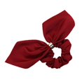 thumbnail image 3 of Lazos para el cabello Hugo Scrunchie de arco sólido rojo, 3 of 7