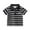 Black, variant on WOLLED Toddler Boys Summer Lapel T-Shirt Kids Short Sleeves Button Cotton Shirt Baby Striped Pullover Casual Tee Shirt Tops for 1-7 Years Old