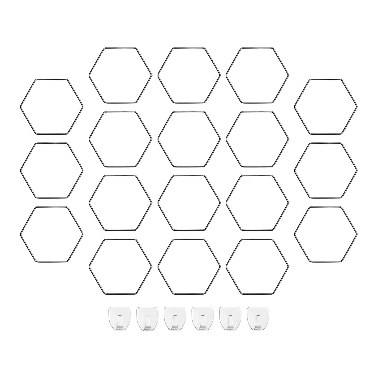 kesoto Indoor Plant Trellis Hexagon Chain Trellis Metal Houseplants Plant Growing Support Garden Trellis for Potted Vegetables Fence