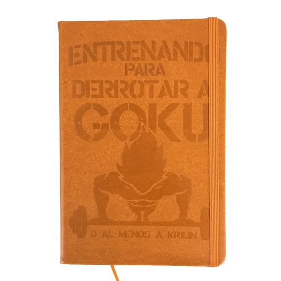 Libreta Pasta Dura Goku Color Naranja