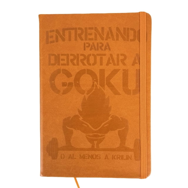 Libreta Pasta Dura Goku Color Naranja