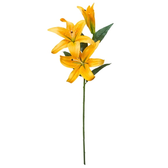 12 Pack: Yellow Casablanca Lily Stem by Ashland