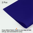 thumbnail image 3 of Unique Bargains 2Pieces 14 Count Cross Stitch Cloth 20 by 28 Inch Embroidery Fabric, Dark Blue, 3 of 6