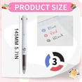 thumbnail image 3 of Pens 6 Pcs Multicolor Pen 4 in 1 18 Colors 0.5Mm Multicolor Gel Ink Pen Consecutivte Consecutive 18 Colors Quick Drying Gel Ink Pen for School 5Ml Ballpoint Pen Gel Pen,Writing Pen,Ink Pen,Rollerball, 3 of 9