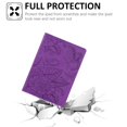 thumbnail image 6 of Dteck iPad 10.2 Inch 2020 / 2019 Case, Embossed Butterfly PU Leather Flip Case with Card Holder, Auto Wake Sleep Cover for 10.2 inch iPad 8th Gen / 7th Gen / iPad Air 3 / iPad Pro 10.5 inch, Purple, 6 of 6