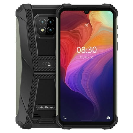 Ulefone Armor 8 Pro Rugged Smartphone, Unlocked Cell Phones, Android 11 OctaCore Dual SIM, 6.1-inch Screen, 8GB+128GB 4G Waterproof Shockproof Phones, 16MP Camera, NFC/OTG/GPS/Fingerprint/Face ID