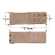 thumbnail image 4 of Women's Comfortable Beige Bra Extenders with Elastic Strap for Added Room during Pregnancy or Shrinkage 6 Pieces, 4 of 4