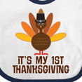 thumbnail image 4 of Inktastic My 1st Thanksgiving Turkey Boys or Girls Baby Bib, 4 of 4