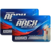 Sinsinpas Arex Cool & Hot Pain Relieving Patch, Medium 2 Pack (20 Patches Total), Relief