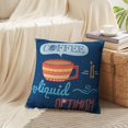 thumbnail image 4 of LALILO Throw Pillow Covers Retro With Coffee Quote Quote Coffee Cushion Cover 18" x 18", 2 Pack, 4 of 6