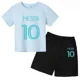 thumbnail image 3 of Nueva camiseta y pantalones cortos con estampado de Messi para niños y adolescentes, conjunto de 2 piezas, ropa de fútbol para niños y niñas, traje deportivo de moda de manga corta de verano, 3 of 5