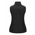 thumbnail image 3 of SAYFUT Women's Classic-Fit Sleeveless Polar Soft Fleece Vest, Outerwear Winter Vest For Women Zip up Pockets, up to 2XL Black/Beige, 3 of 6