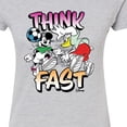 thumbnail image 3 of Disney - Think Fast  - Juniors Fitted Graphic T-Shirt, 3 of 5