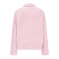 thumbnail image 5 of Womens Sherpa Fleece Fuzzy Sweatshirt Quarter Zip Long Sleeve Fluffy Soft Sweaters Winter Pullover with Pockets, 5 of 6