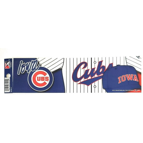Rico Industries Iowa Cubs Bumper Sticker