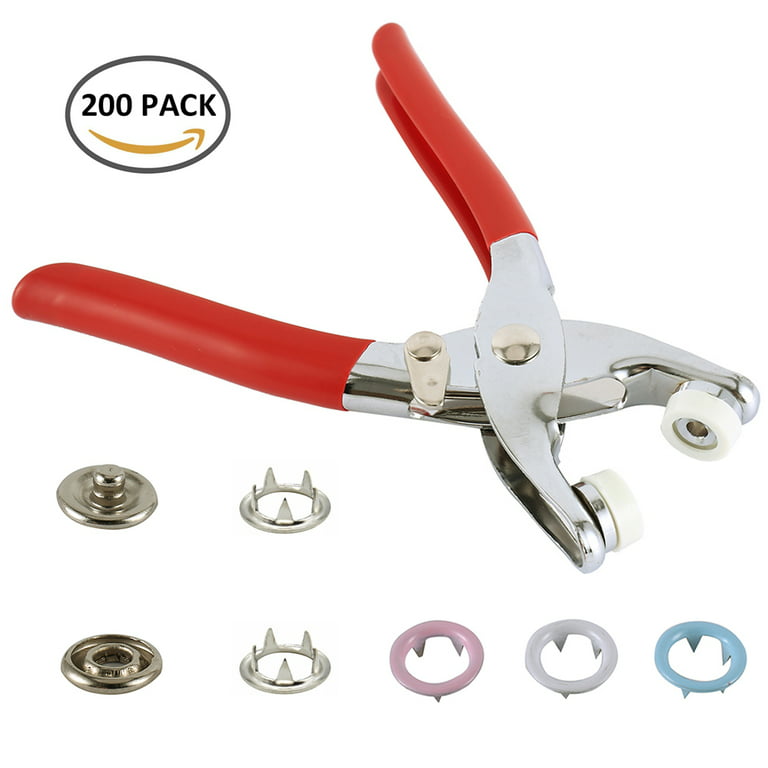 50 Sets 7.5/9.5/11/15 mm Prong Snaps Children Clothing Snap-Fastener Rivets  Buttons Sewing Accessories Buckle
