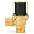 thumbnail image 3 of Válvula solenoide latón DC24V G1 / 2 Válvula eléctrica de entrada de agua de interruptor operada por un piloto normal ANGGREK Otros, 3 of 8
