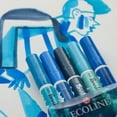 thumbnail image 3 of Ecoline Liquid Watercolour Brush Pen Set, 5-Colors, Blue, 3 of 4