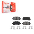 thumbnail image 1 of SIM Rear Semi-Metallic Disc Brake Pads SIM-1698 for Car Acura Honda Odyssey TLX MDX RLX, 1 of 8