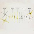 thumbnail image 4 of Gold Part B Ch elier Lamp Parts Crystal Bead Metal Connector Triangle Needle, 4 of 4