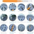 thumbnail image 3 of Shower Head Cleaning Brushes, Shower Head Cleaner Needle Pick Small Brush Cleaner Tool Nozzle Build Up Calcium Removal Pin Cleaning Brush for Showerhead Keyboard Pipe Car Washer Small Holes Gap Nozzle, 3 of 5