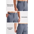 thumbnail image 5 of MASKERT Men's Casual Pants Joggers – Lightweight,3 Pockets,Slim Fit,Soft & Stretchy Tapered Business Dress Trousers, 5 of 8