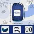 thumbnail image 3 of ecox Outdoors camping Hammock Single with 2 Tree Straps, Portable Lightweight Nylon Parachute for Backpacking, Travel, Beach, Backyard, Patio, Hiking Hammock, 3 of 6