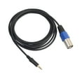 thumbnail image 2 of Papaba 3.5mm to XLR Cable,Stereo Male 3.5mm Jack to Microphone XLR Audio 3Pin Male/Female Cable for HDTV, 2 of 3