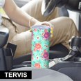 thumbnail image 6 of Pioneer Flower Floral Print Pattern 20oz Skinny Tumbler with Straw & Lid, Double Wall Vacuum Insulated Cup, Leak-Proof, Cup Holder Friendly, Hot 6H Cold 12H, 6 of 6