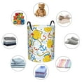 thumbnail image 6 of Balery Ducks and Anchors Round Laundry Basket with Handles Waterproof Freestanding Laundry Hamper for Clothes Toys in the Dorm and Family-Medium, 6 of 8