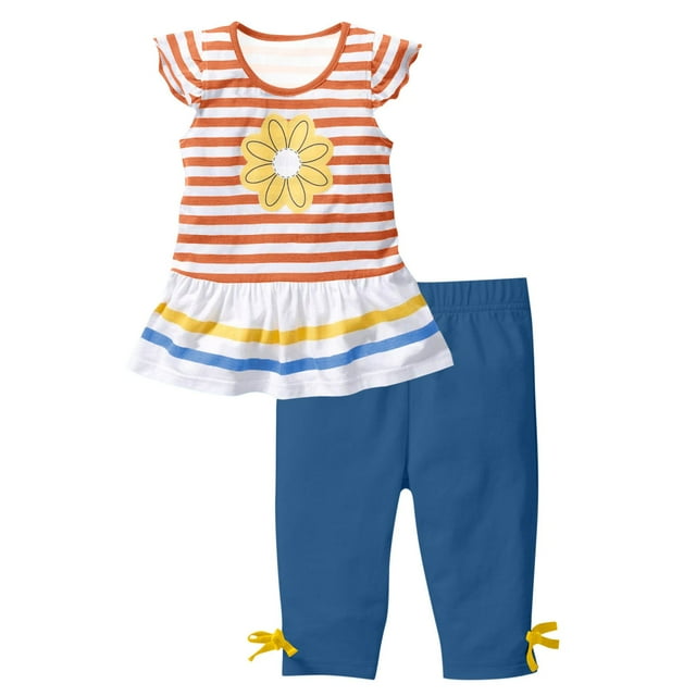 RXIRUCGD 2025 Vêtements d'Été pour Enfants Mode Ensemble Décontracté à Manches Courtes Col Rond Imprimé Bouton