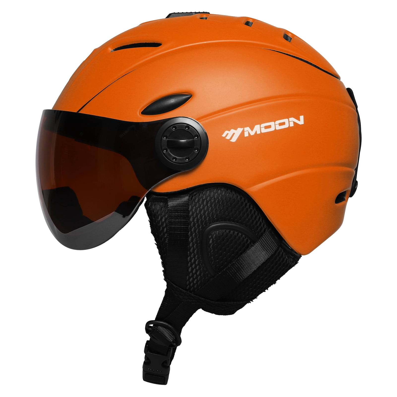 MOON Women Men Snow Helmet with 