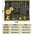 thumbnail image 3 of to My Daughter Blanket Gift from Mom to Daughter Sunflowers Fleece Blankets Ultra-Soft Warm Blanket for Daughter Flannel Bed Throw Blanket for Christmas Birthday Gifts (40"x 50"), 3 of 6