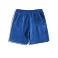 thumbnail image 4 of YUEVORA Casual Shorts for Men, Drawstring Elastic Waist Shorts, Knee Length Relaxed Fit Athletic Shorts with Side Pockets, 4 of 6